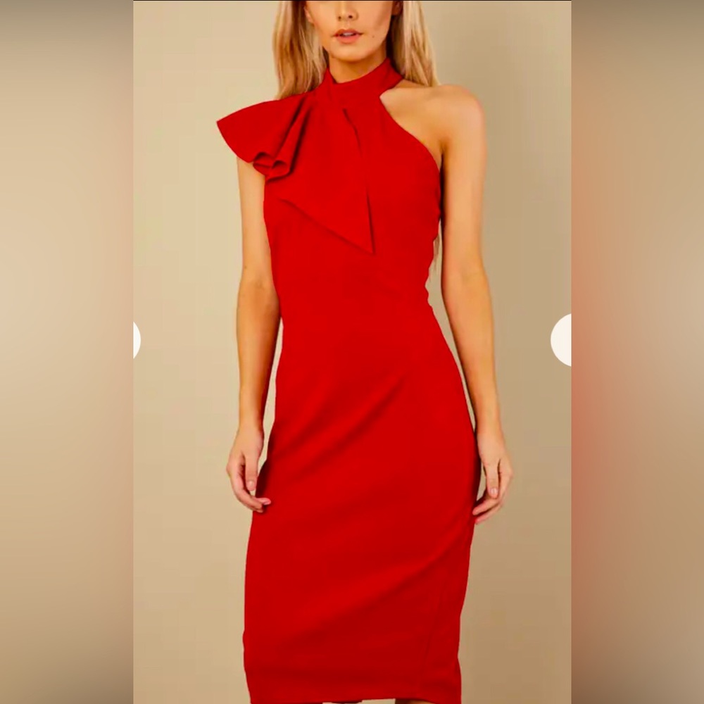 Lovely Day Red Dresses Skinny  Size Small Nice Condition not stains or rips